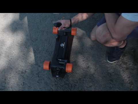 Slick Revolution Min-Eboard Electric Skateboard. Speed control Tutorial.