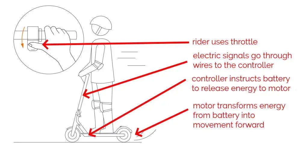 how to ride E scooter instructions