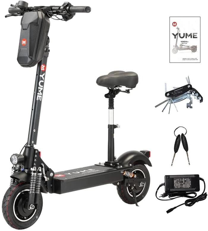 Yume D4+ (40 Miles) 2000w Electric Scooter With Seat