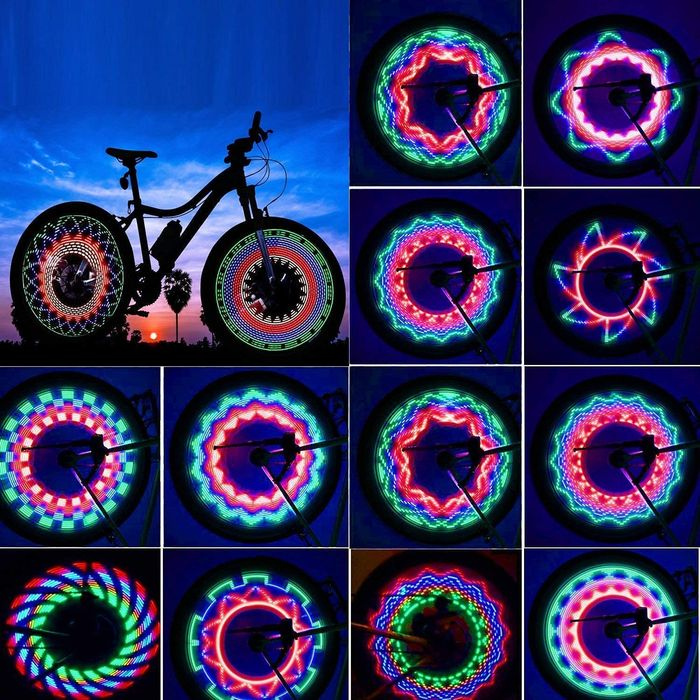 TGJOR Programmable Bike Wheel Lights