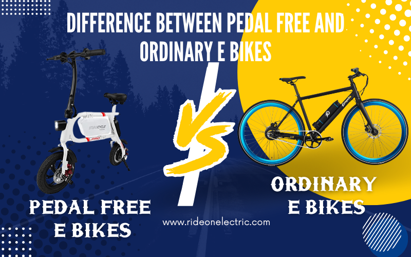 How Pedal Free E Bikes are Different from Ordinary E Bikes?