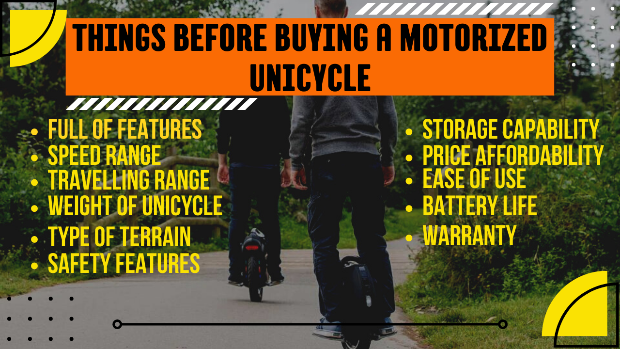 Important Things to Know Before Buying a Motorized Unicycle