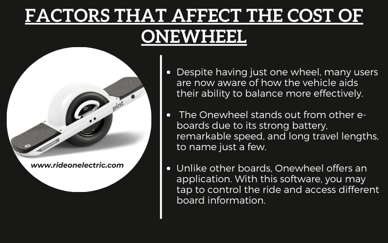 Factors that Affect the Cost of Onewheel