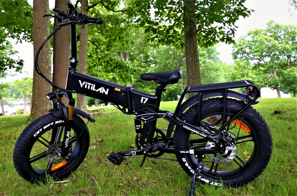 VITILAN 20'' Fat Tire Electric Bike For Heavy Adults