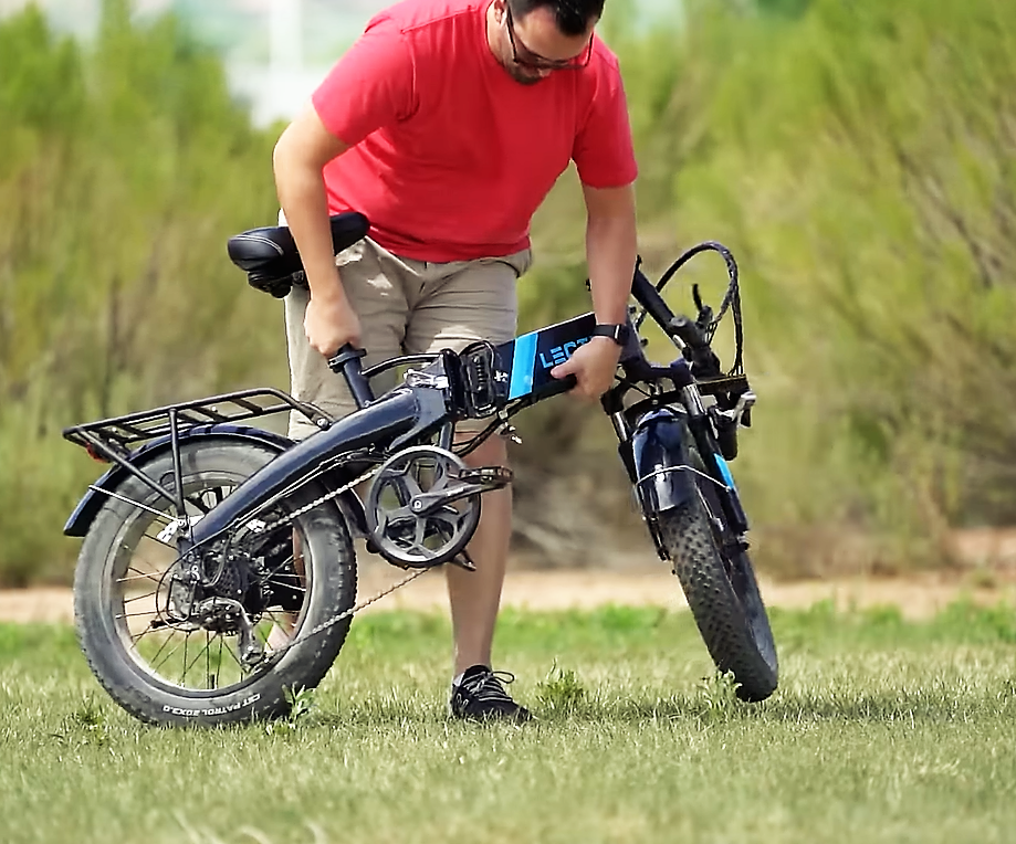 Folding an Electric Bike