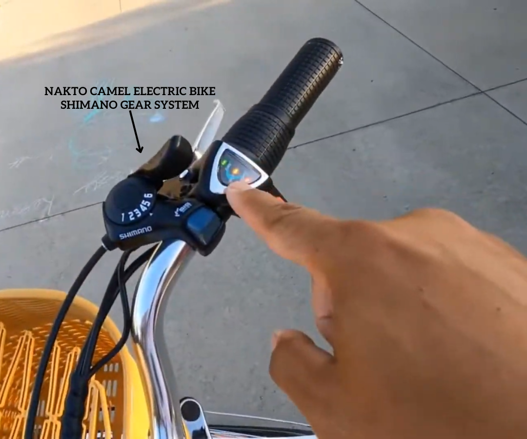 Nakto Camel Electric Bike Shimano Gear System