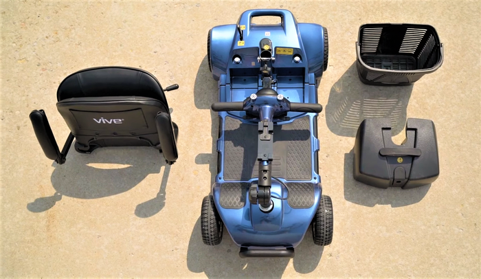Vive Mobility 4 Wheel Scooter for Heavy Adults