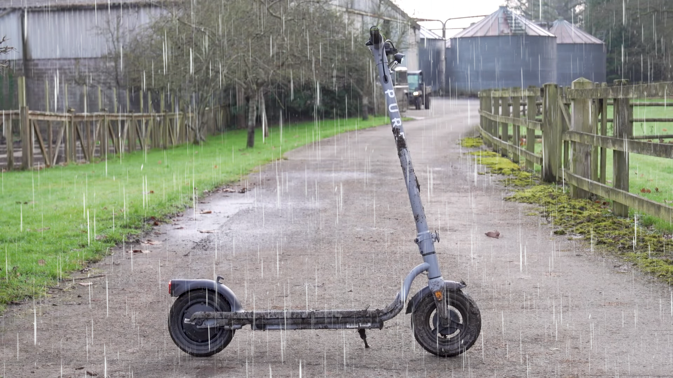 Electric Scooter Water Damage