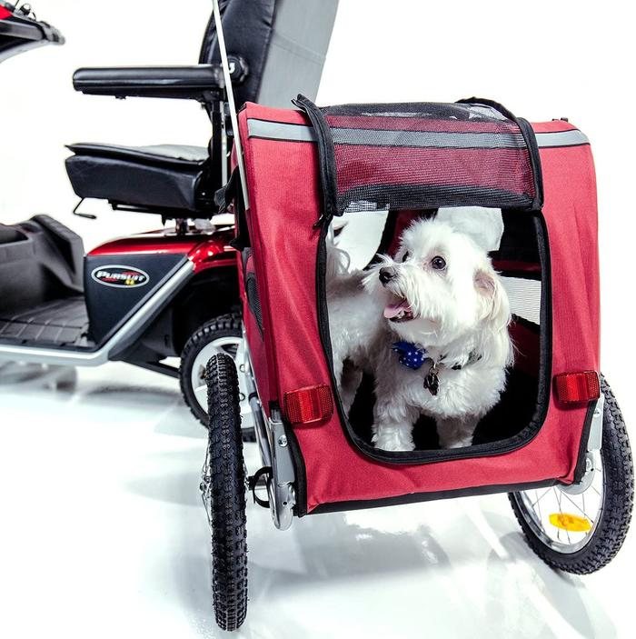 Pet Carrier Mobility Scooter Trailer For Carry Pets 