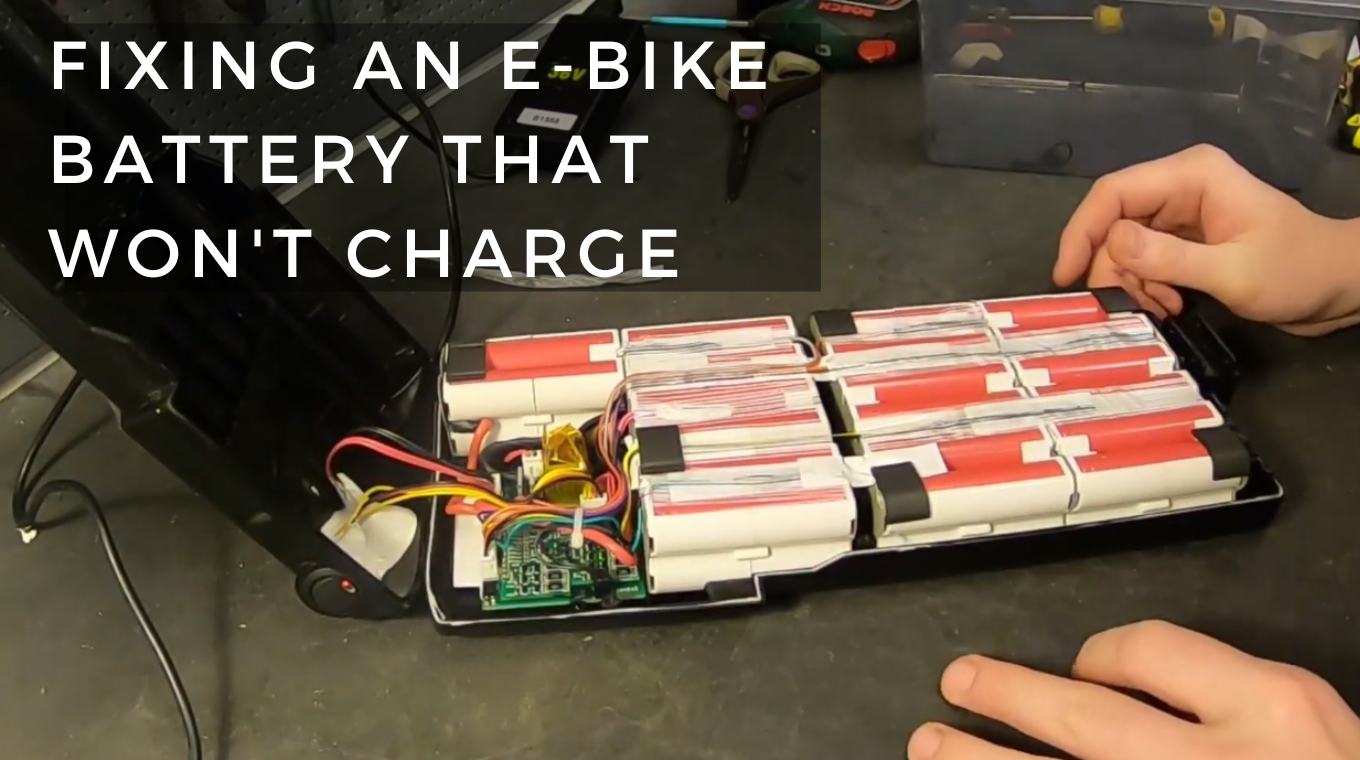 Fixing an E-Bike Battery That Won't Charge