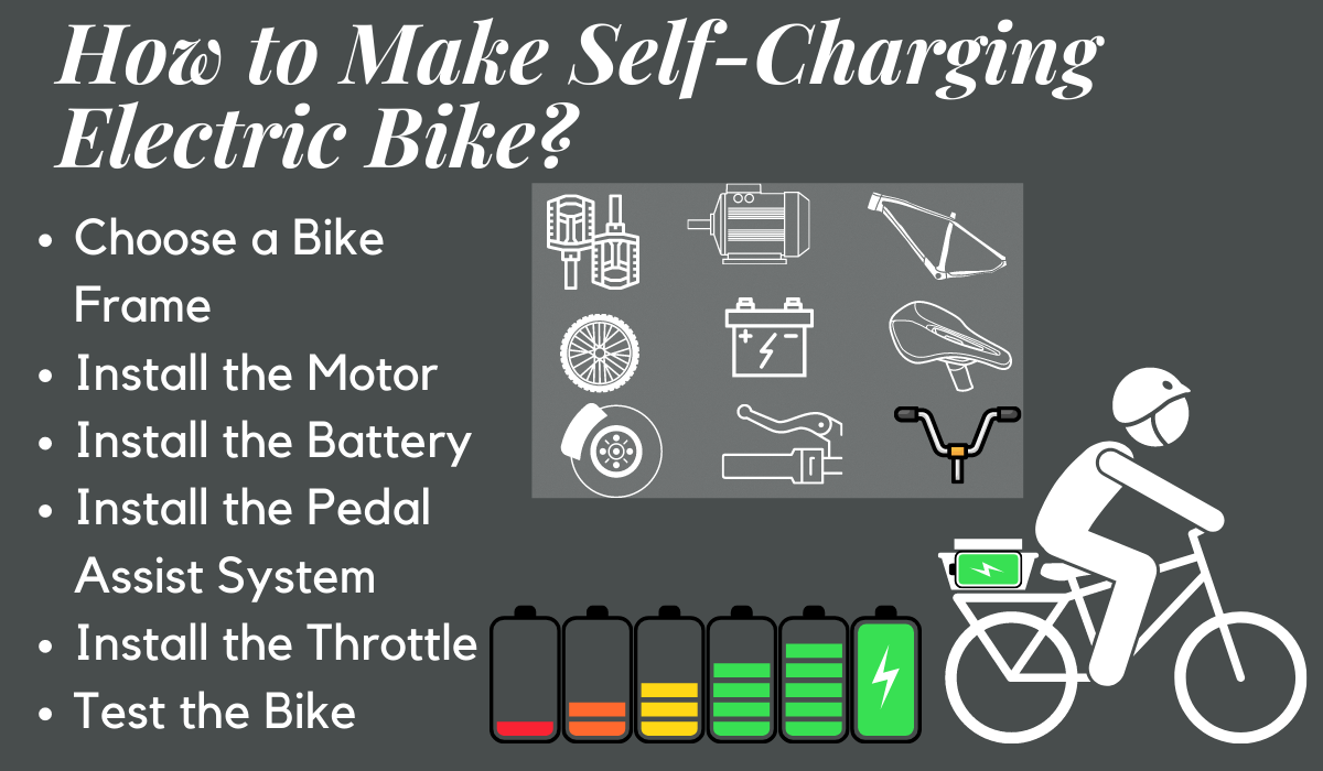 How to Make Self Charging Electric Bike with Pedalboard?