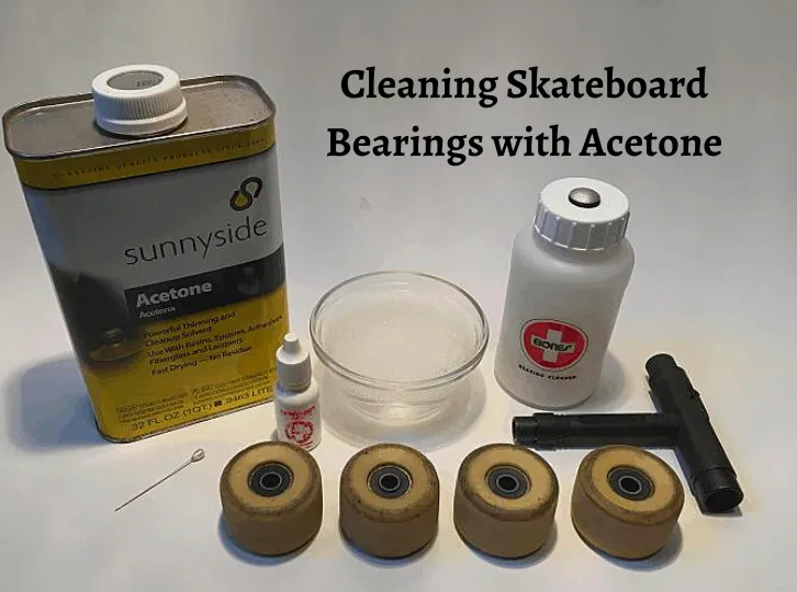 Cleaning Skateboard Bearings with Acetone