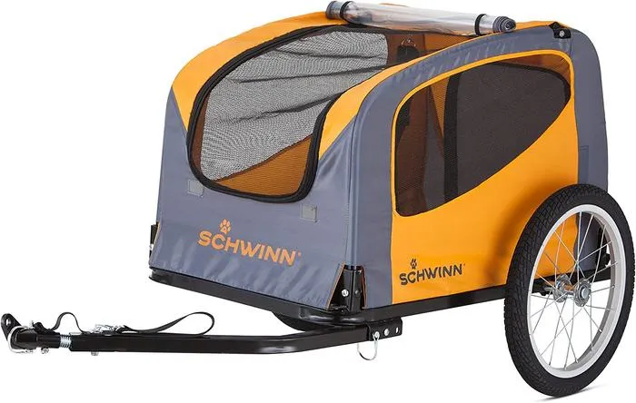 Schwinn Rascal 16 inch Bike Dog Trailer With Adjustable Frame