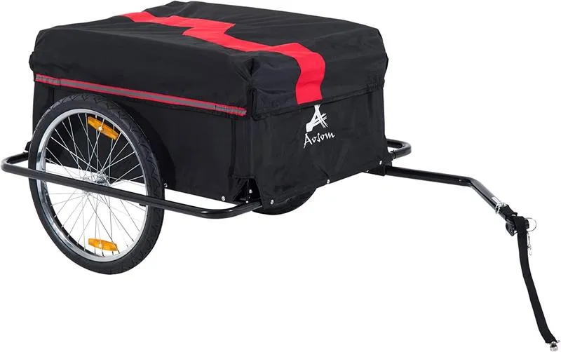 Aosom Two-Wheel Cargo Trailer (80 Pounds Weight Limit)