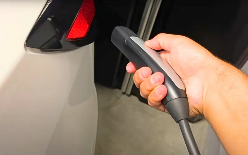 Tesla double tap charge method