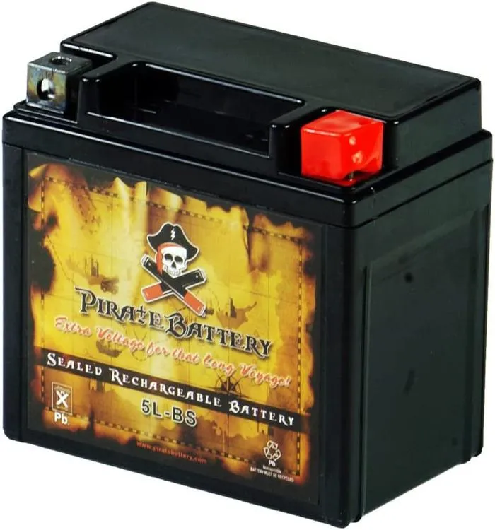 Pirate Battery YTX5L-BS (48w) Best for ATV Rides