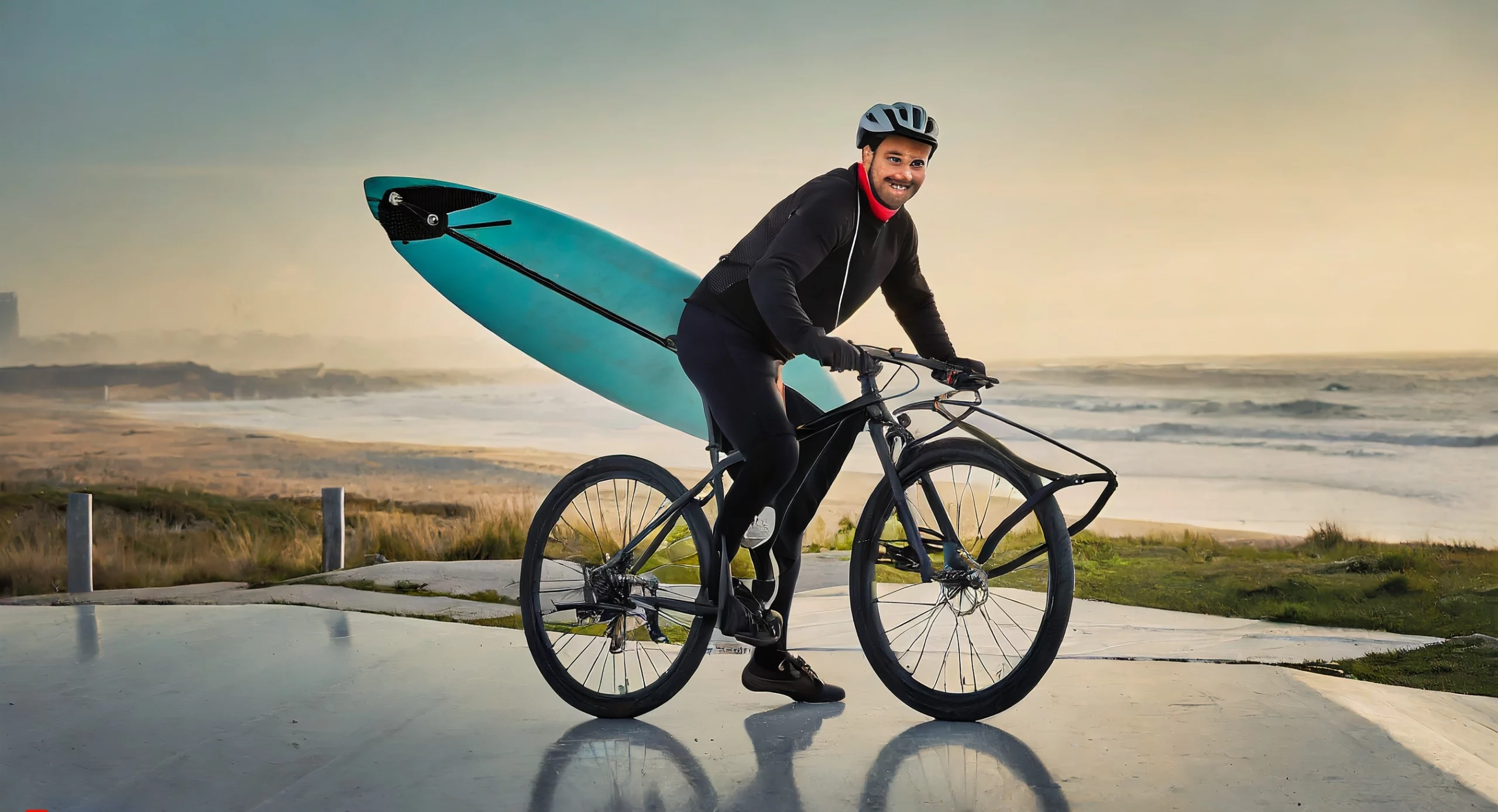 How to Take a Surfboard On An Electric Bike?
