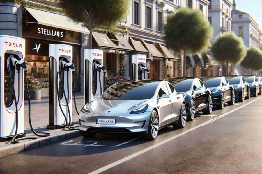 Stellantis Adopting Tesla’s Electric Vehicle Charging Standard by 2025
