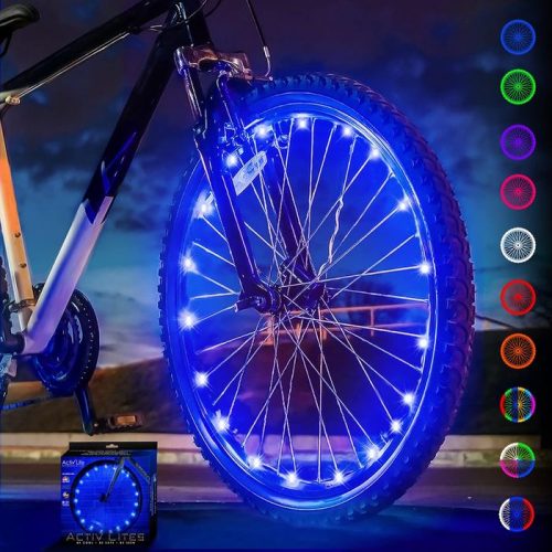 Bike Wheel LED Lights Tulas 1 Pc Cycling Accessories Ultra Bright Colorful Waterproof Spoke Light String 