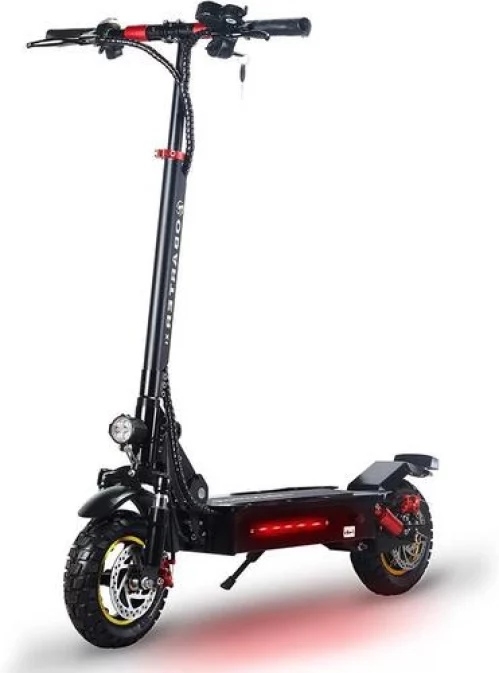 Electric Scooter Adults 30MPH-35MPH 1200W Motor 52V/18AH Battery 37 Miles Long Range Sports Scooter,10 Off Road Tire,Dual Hydraulic Disc Brakes & Dual Shock Absorption 
